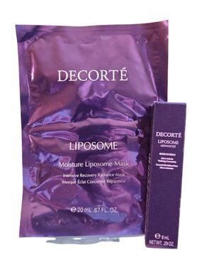 DECORTÉ Liposome Moisture Mask & Serum Luxury Travel Set